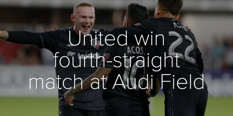 Gallery | United win fourth straight at Audi Field - United win fourth-straight match at Audi Field