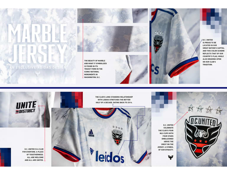 D.C. United Unveil the New Exclusive adidas Marble Jersey Ahead of 2021 Season -