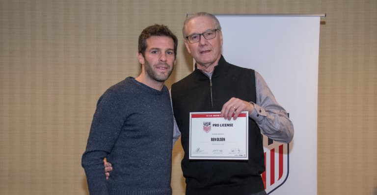 Ben Olsen completes first U.S. Soccer Pro License Coaching Course -