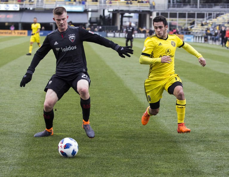 Durkin focused on continuing to grow following first career MLS start -