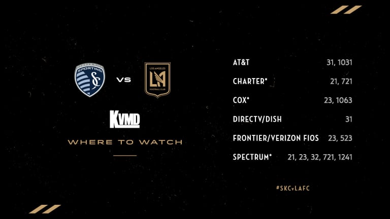 Where To Watch | LAFC at Sporting KC 7/3/19 -