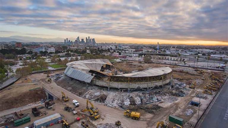 Sports Arena Demolition -