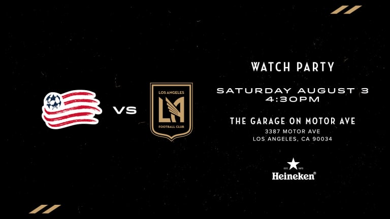 Where To Watch | LAFC at New England Revolution 8/3/19 -