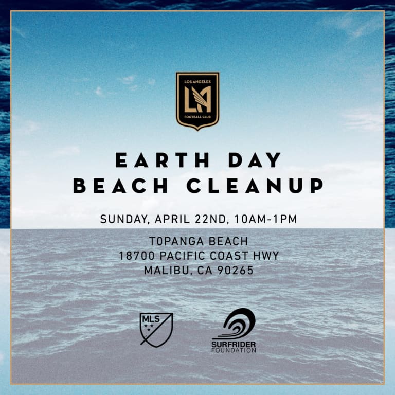 LAFC Hosts Earth Day Beach Cleanup -