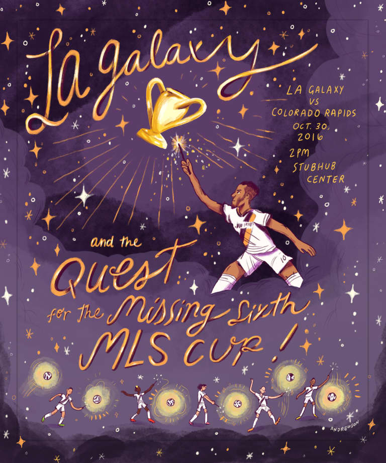 LA Galaxy unveil match poster for October 30 playoff match vs. Colorado Rapids -