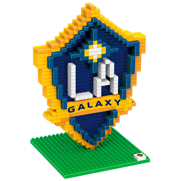 Shop smart for the LA Galaxy fan in your life with our Holiday Gift Guide - LA Galaxy Logo 3D BRXLZ Puzzle