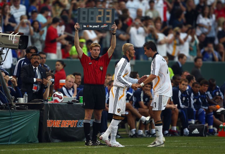 On this day in 2007: David Beckham made his debut for the LA Galaxy -