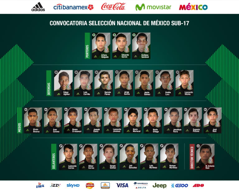 Efrain Alvarez named to Mexico U-17 training camp - https://pbs.twimg.com/media/DZQOvQpVAAAcMwo.jpg:large