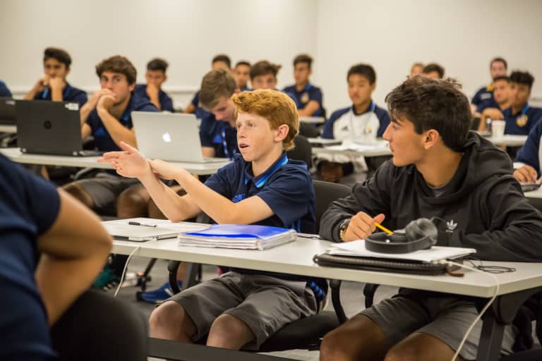 A day in the life of an LA Galaxy Academy student athlete -