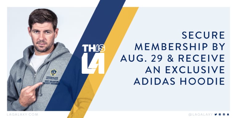 LA Galaxy 2017 Season Ticket Memberships and renewals available now -