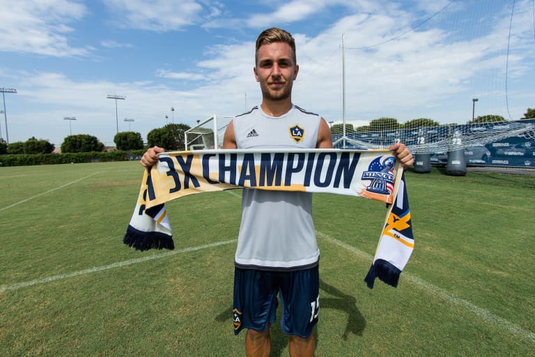 LA Galaxy debut Scarf of the Match for clash with Portland Timbers -