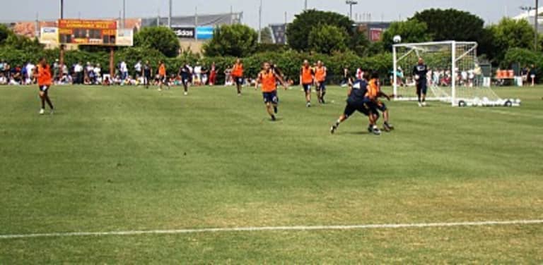 Training Update: Galaxy prepare to take on the Red Bulls -