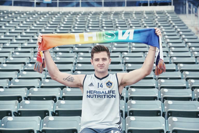 Celebrate Pride Night with the LA Galaxy on June 22 and receive a commemorative #ThisIsLA Pride scarf -