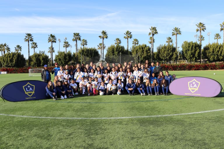 Girls' LA Galaxy Academy helps LA Galaxy Foundation kick off LA Galaxy Women's Leadership programming -