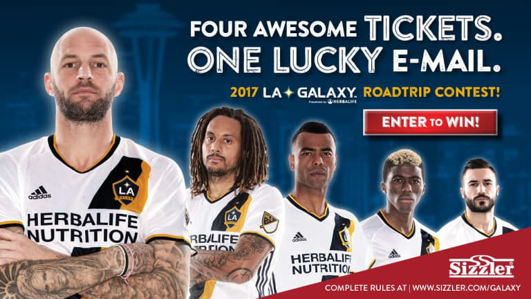 Road trip! Enter for a chance to see the LA Galaxy take on the Seattle Sounders at CenturyLink Field -