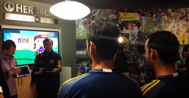Behind the Scenes at the unveiling of the LA Galaxy's new Herbalife Players' Lounge  -