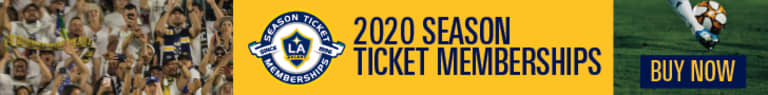 2020 LA Galaxy Season Ticket Memberships on sale now -