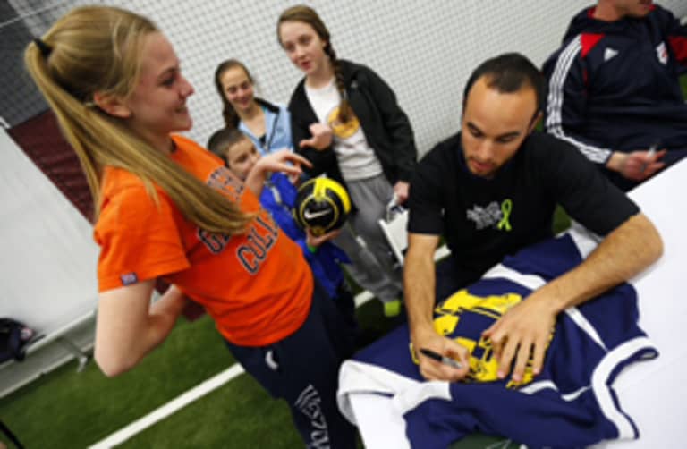 Garcia honored to participate in Soccer Night in Newtown -