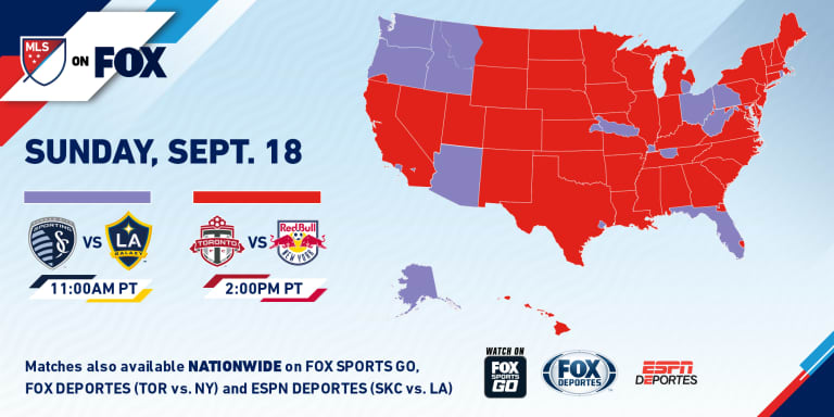 MLS on FOX: How to watch Sunday's big LA Galaxy at Sporting KC match -