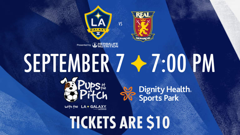 LA Galaxy II to host fourth annual Pups at the Pitch -