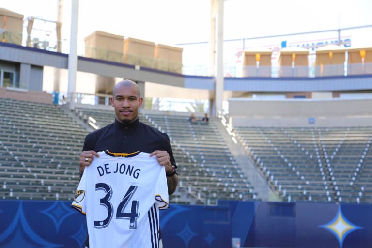 Nigel de Jong’s passion for American sports played a big part in his decision to join the LA Galaxy -