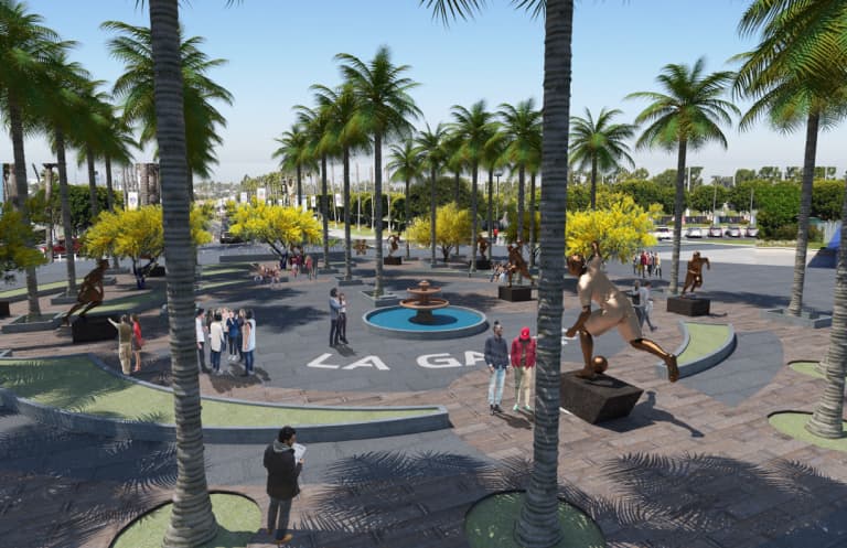 LA Galaxy and Dignity Health Sports Park announce creation of Legends Plaza -