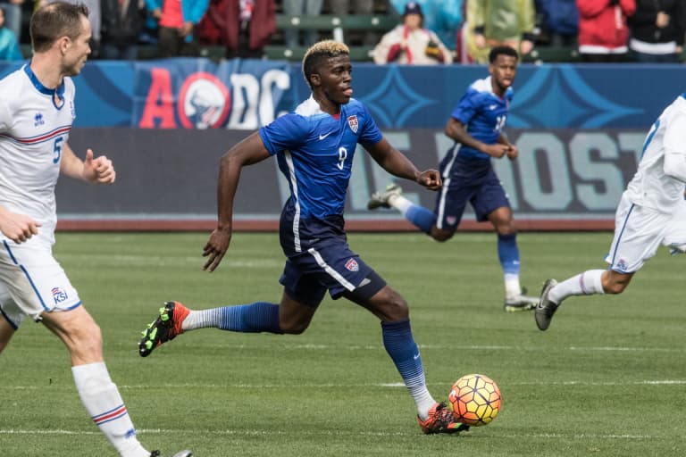 Gyasi Zardes "excited about what's to come" after first U.S. Men's National Team game of 2016 -