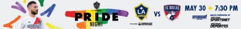 LA Galaxy to host fifth annual Pride Night on May 30; one of the longest-running Pride Nights in professional sports -