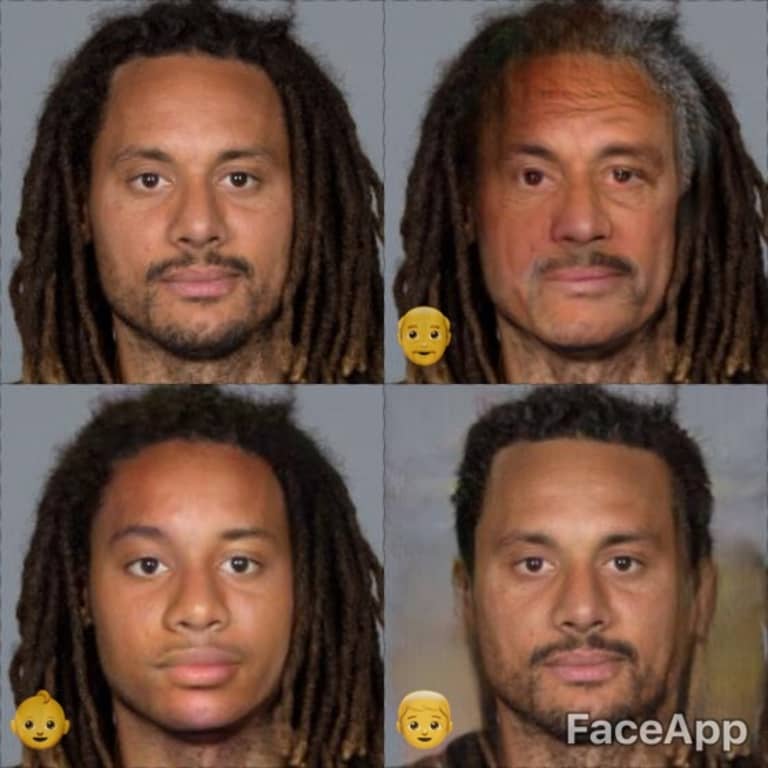 We used FaceApp on the Galaxy roster and the results were... something -