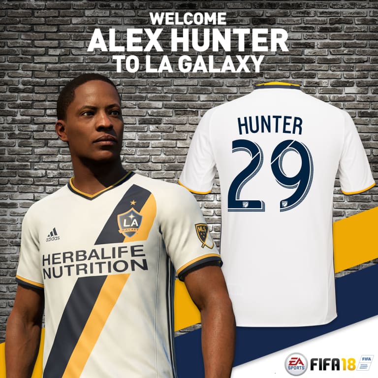 Alex Hunter LA Galaxy jerseys are now on sale -