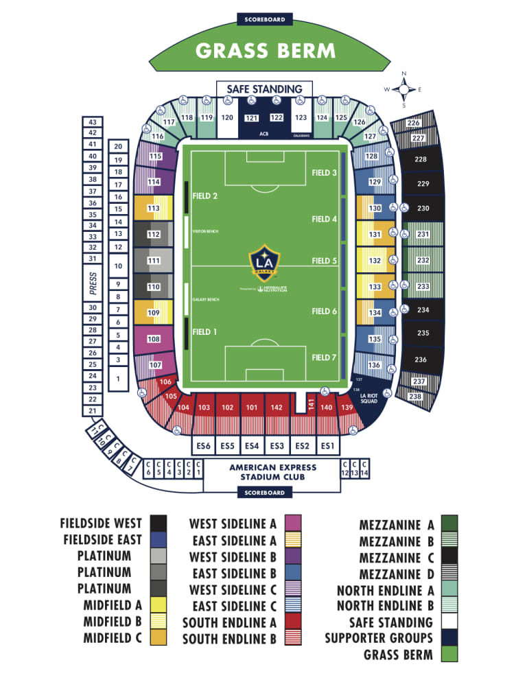 Stadium Map & Prices