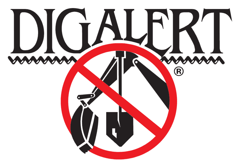 DigAlert Logo (Registered) Glow