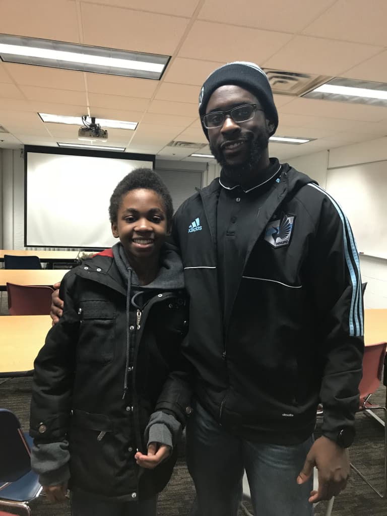 ACES students watch MNUFC -