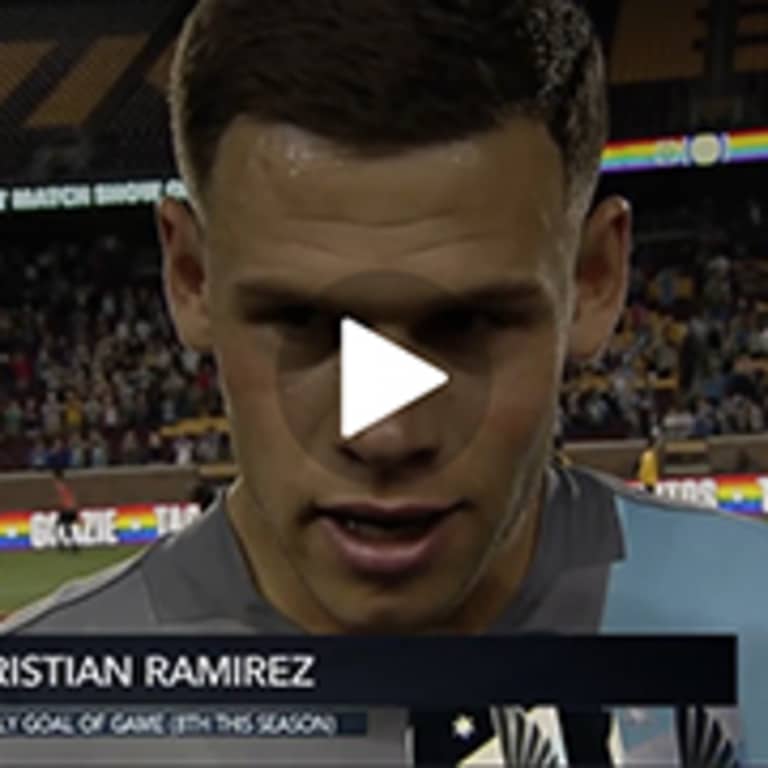 Weekly Recap: Off to see SKC - Christian Ramirez is interviewed on the field after a game.