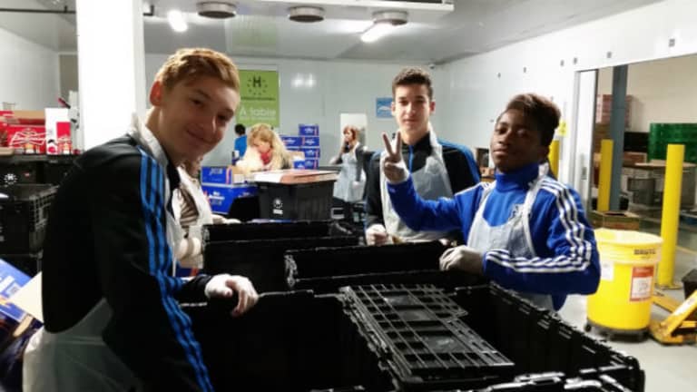 Community activities for the Impact U16 -