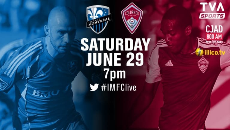Matchday timeline: Montreal Impact vs Colorado Rapids - //montreal-mp7static.mlsdigital.net/mp6/imagecache/620x350/image_nodes/2013/06/preview_mtlvcol_en.jpg