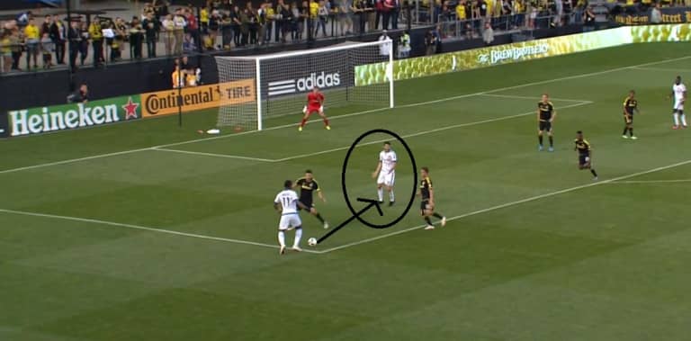 Breakdown of a goal: Piatti vs Columbus Crew SC -