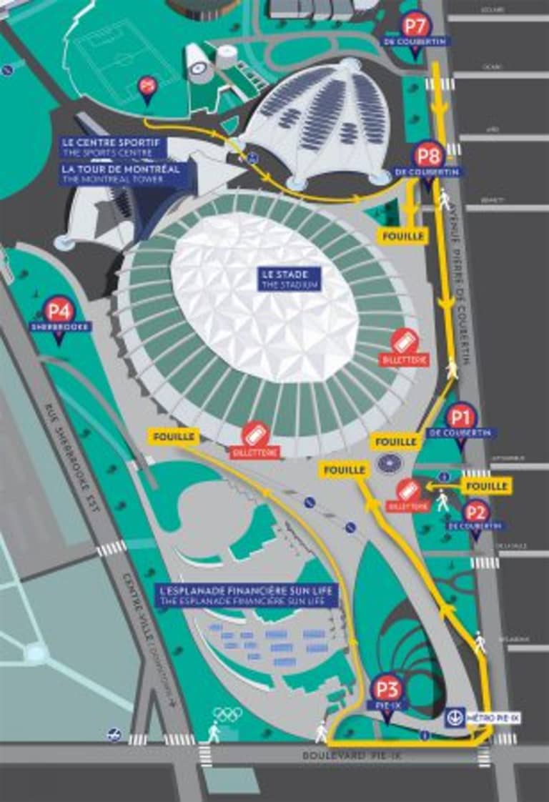 A new process for quicker access to Olympic Stadium this Saturday -