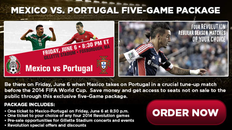 Mexico-Portugal tickets for June 6 match at Gillette Stadium selling fast -