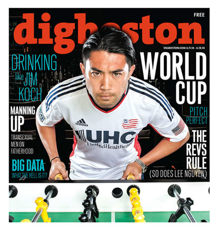 Lee Nguyen on the cover of Dig Boston -