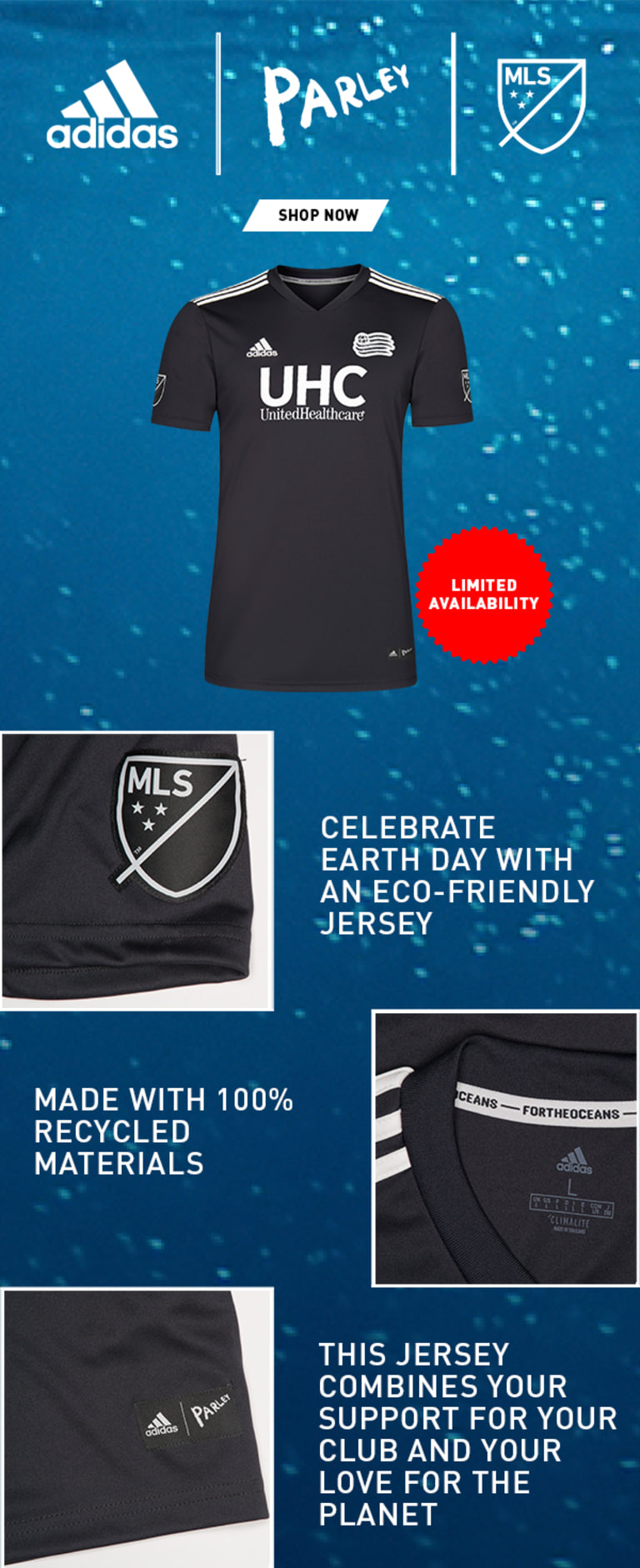 Revolution Parley Jerseys now available -