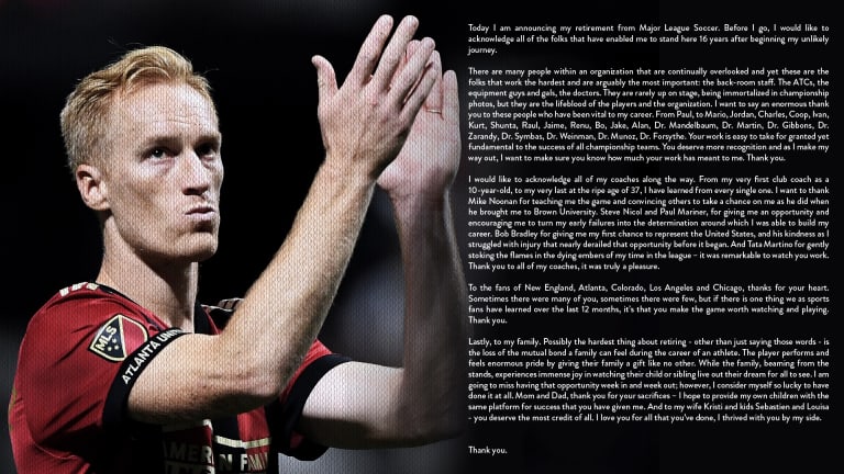 Once a longshot, Larentowicz retires as one of most decorated players in MLS history -