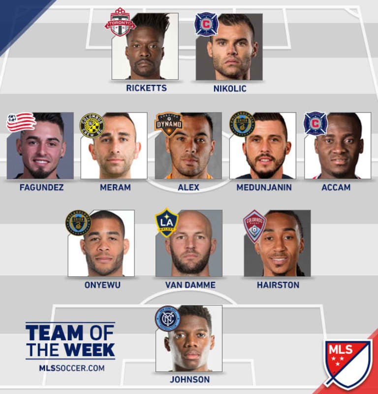 Diego Fagundez earns MLS Team of the Week honors for Week 11 -