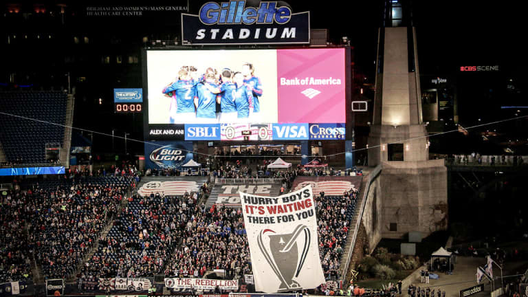 PHOTOS: A chronological recap of Revs supporters’ tifos from the past year -
