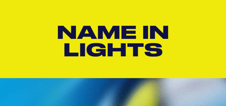 Name In Lights Header