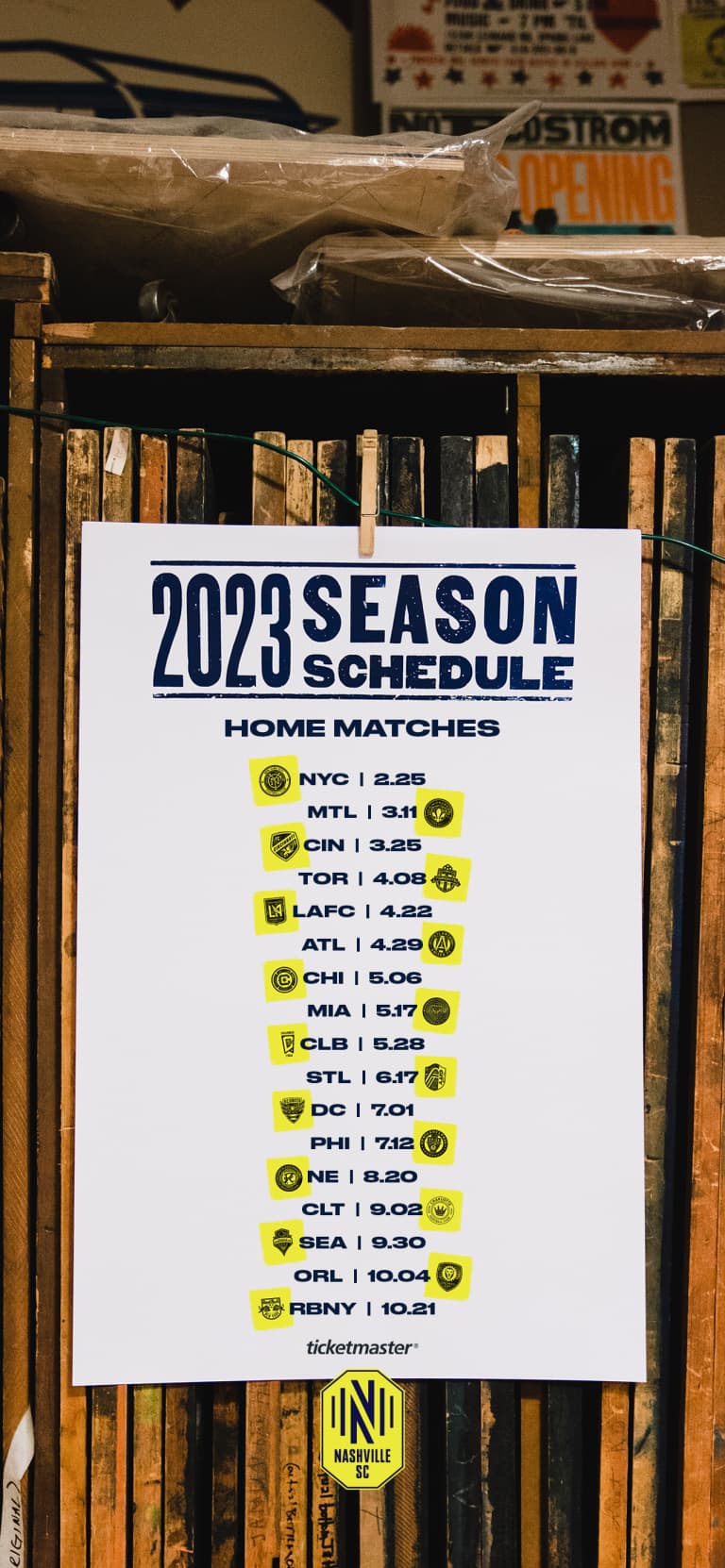 2023 Schedule Wallpaper