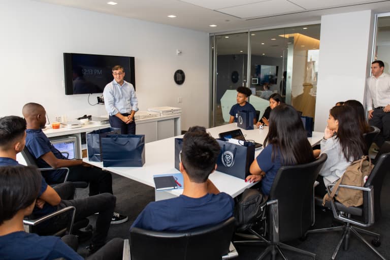 New York City FC and Southern New Hampshire University Host Job Shadow Program for South Bronx Youth -
