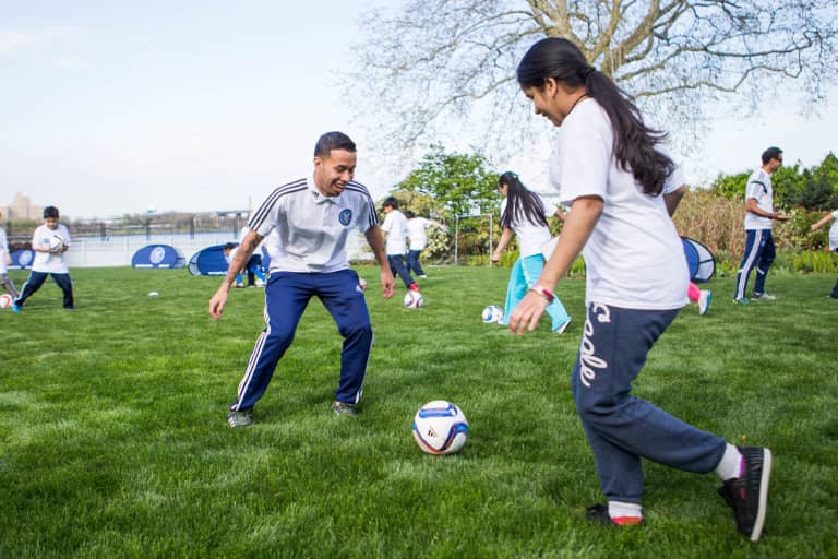 New York City FC, Mayor's Office Team Up for Fitness & Health Spring Kickoff -