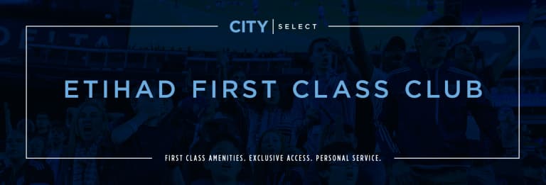 Premium: Etihad First Class Club (Pitchside Seats) -