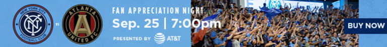Join NYCFC for Fan Appreciation Night on Sept. 25 -